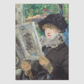 Papier Mousseline Edouard Manet - Lecture Femme