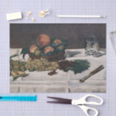 Papier Mousseline Edouard Manet - Nature morte, Fruits sur table (Artisanat)