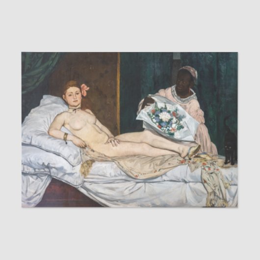Papier Mousseline Edouard Manet - Olympia (Recto)