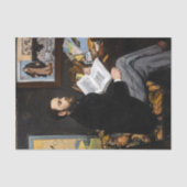 Papier Mousseline Edouard Manet - Portrait d'Emile Zola (Recto)