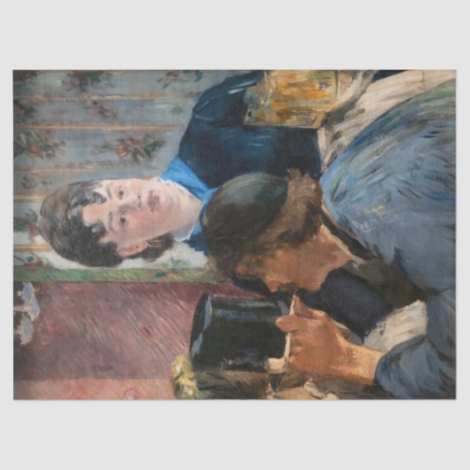 Papier Mousseline Edouard Manet - Serveuse de bière (Recto)