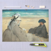 Papier Mousseline Edouard Manet - Sur la plage (Artisanat)