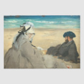Papier Mousseline Edouard Manet - Sur la plage (Recto)