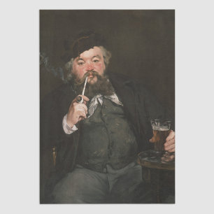 Papier Mousseline Edouard Manet - Un bon verre de bière / Le bon boc