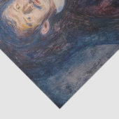 Papier Mousseline Edvard Munch - Autoportrait avec cigarette (Détail)