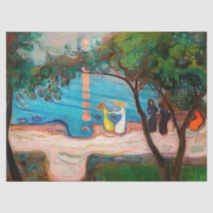 Papier Mousseline Edvard Munch - Danse sur la plage