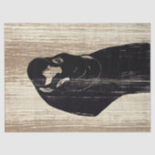 Papier Mousseline Edvard Munch - Le Kiss IV (Recto)