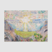 Papier Mousseline Edvard Munch - Le Soleil 1910 (Recto)