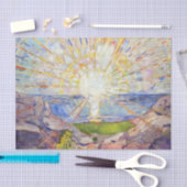Papier Mousseline Edvard Munch - Le Soleil 1911 (Artisanat)