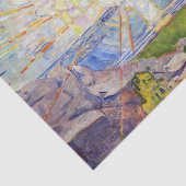 Papier Mousseline Edvard Munch - Le Soleil 1911 (Détail)