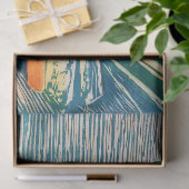 Papier Mousseline Edvard Munch - Les filles sur le pont, Lithographe (Cadeau)