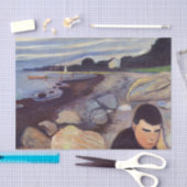 Papier Mousseline Edvard Munch - Melancholy (Artisanat)