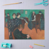 Papier Mousseline Edvard Munch - Mort dans la salle de repos v1 (Artisanat)