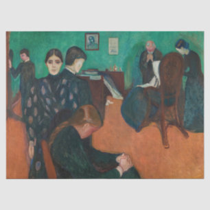 Papier Mousseline Edvard Munch - Mort dans la salle de repos v1