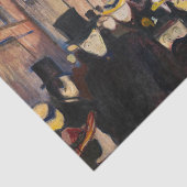 Papier Mousseline Edvard Munch - Soirée sur Karl Johan Street (Détail)