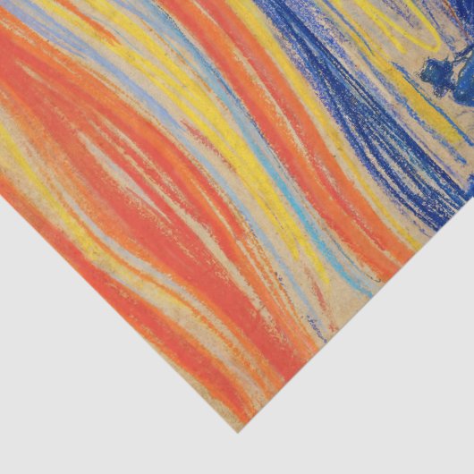 Papier Mousseline Edvard Munch - The Scream 1895 (Détail)