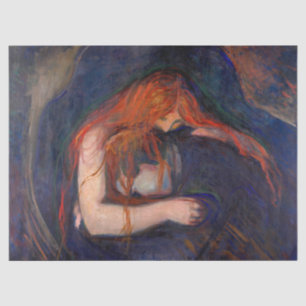 Papier Mousseline Edvard Munch - Vampire / Amour et douleur