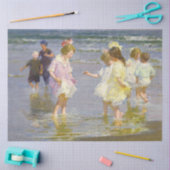 Papier Mousseline Edward Potthast Beach Découpage d'oeuvres d'art (Artisanat)