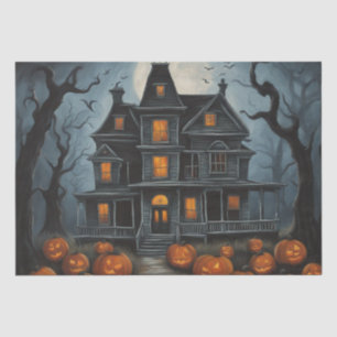 Papier Mousseline Eerie Ci-Dessus : Peinture de maison hantée Découp