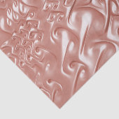 Papier Mousseline Effet d'impression personnalisé Papier Tissu Or Ro (Détail)