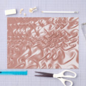 Papier Mousseline Effet d'impression personnalisé Papier Tissu Or Ro (Artisanat)