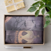 Papier Mousseline Éffrayant Halloween Citrouilles 3 (Cadeau)