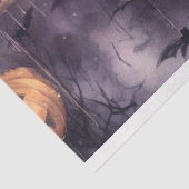 Papier Mousseline Éffrayant Halloween Citrouilles 3 (Détail)