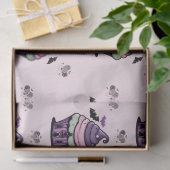 Papier Mousseline Éffrayant mignon Cupcake & Lollipops chauves-souri (Cadeau)
