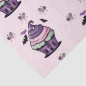 Papier Mousseline Éffrayant mignon Cupcake & Lollipops chauves-souri (Détail)