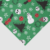 Papier Mousseline Éffrayant Noël Déplaisant Goth Fête à thème (Détail)