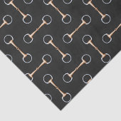 Papier Mousseline Eggbutt Snaffle Bits équestre (Détail)