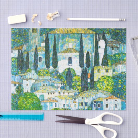 Papier Mousseline Église à Cassone Gustav Klimt (Artisanat)