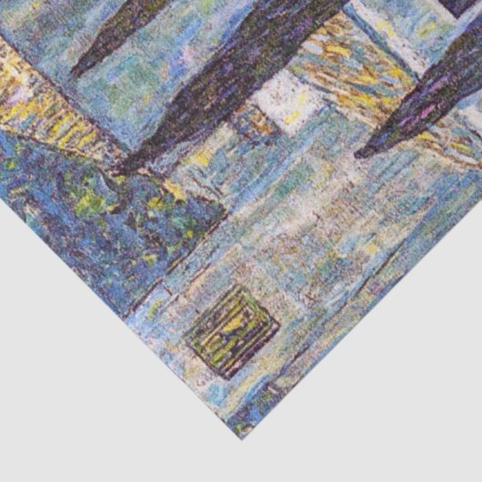 Papier Mousseline Église à Cassone, Gustav Klimt (Détail)