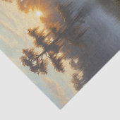 Papier Mousseline Egrets in Everglades National Park Morning (Détail)