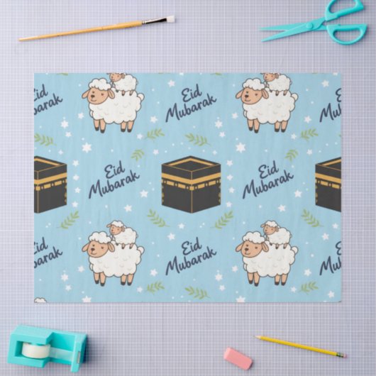 Papier Mousseline Eid-al-adha (Artisanat)