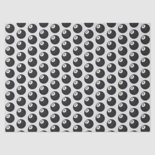 Papier Mousseline Eight Ball Y2K (Recto)