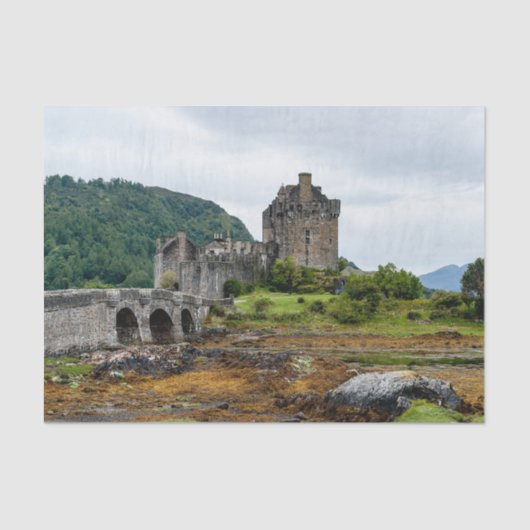 Papier Mousseline Eilean Donan Castle, Loch Duich - Ecosse, Royaume- (Recto)
