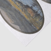 Papier Mousseline Élan doré - Ovale (Détail)