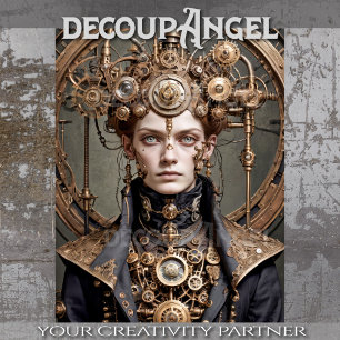 Papier Mousseline Eleanor the Steampunk Empress - Découpage -