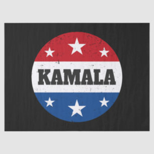 Papier Mousseline Élection de Kamala Harris 2024 V