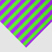 Papier Mousseline Électrique Psychédélique violet et arlequin vert (Détail)