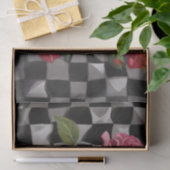 Papier Mousseline Élégance : Bouquet de roses dans une découpage arl (Cadeau)