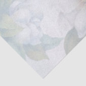 Papier Mousseline Elégance classique Aquarelle blanche Magnolia (Détail)