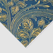 Papier Mousseline Élégance de Fleur Dorée (Détail)