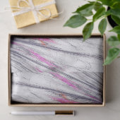 Papier Mousseline Élégance délicate fractale (Cadeau)
