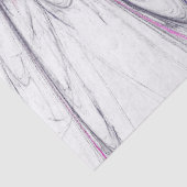 Papier Mousseline Élégance délicate fractale (Détail)