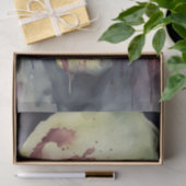 Papier Mousseline Élégance d'Undead : aquarelle Zombie visage découp (Cadeau)