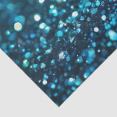 Papier Mousseline Élégance en mouvement : Aqua Seahorse sur Aqua Bok (Détail)