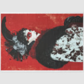 Papier Mousseline Élégance gothique Haute Mode Découpage (Recto)