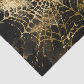 Papier Mousseline Élégance Spiderweb | Déplaisant Beau Gold Cobweb (Détail)